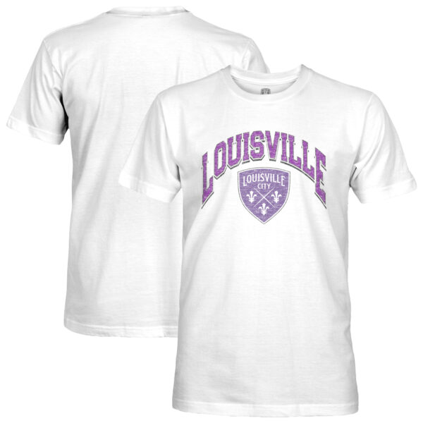 Men's 1863FC White Louisville City FC Retro Wordmark T-Shirt