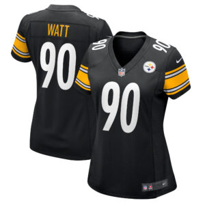 Women's Nike T.J. Watt  Black Pittsburgh Steelers  Game Jersey