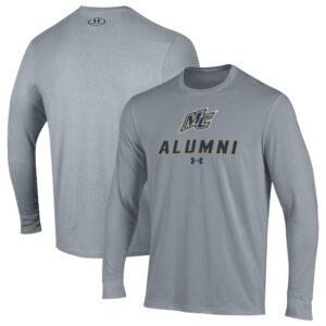 Men's Under Armour  Gray Merrimack College Warriors Alumni Performance Long Sleeve T-Shirt