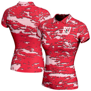 Women's ProSphere Scarlet Boston University Fortitude 2.0 Polo Shirt