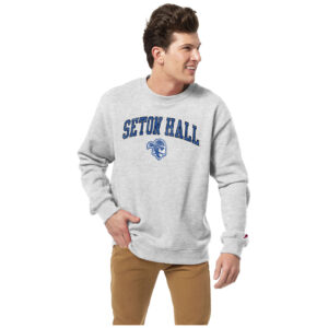 Men's League Collegiate Wear  Heather Gray Seton Hall Pirates Essentials 2.0 Pullover Crewneck