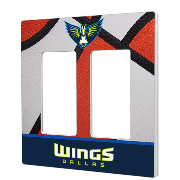 Dallas Wings Basketball Double Rocker Lightswitch Plate