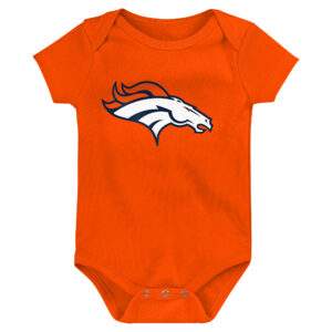 Newborn & Infant Orange Denver Broncos Team Logo Bodysuit