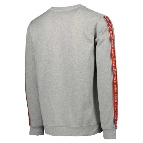 Men's Heather Gray Atletico de Madrid Taped Pullover Sweatshirt - Image 4