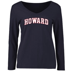 Women's Navy Howard Bison Everyday Long Sleeve T-Shirt