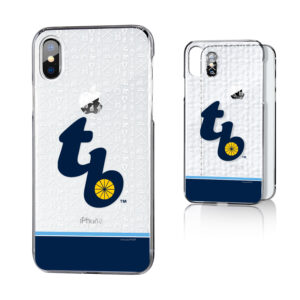 Tampa Bay Rays iPhone X/Xs Stripe Clear Case