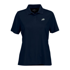 Women's Navy Navy Midshipmen Vansport Omega Plus Size Tech Polo