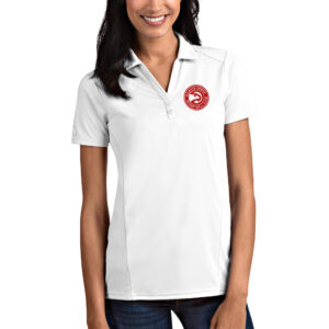 Women's Antigua White Atlanta Hawks Tribute Polo