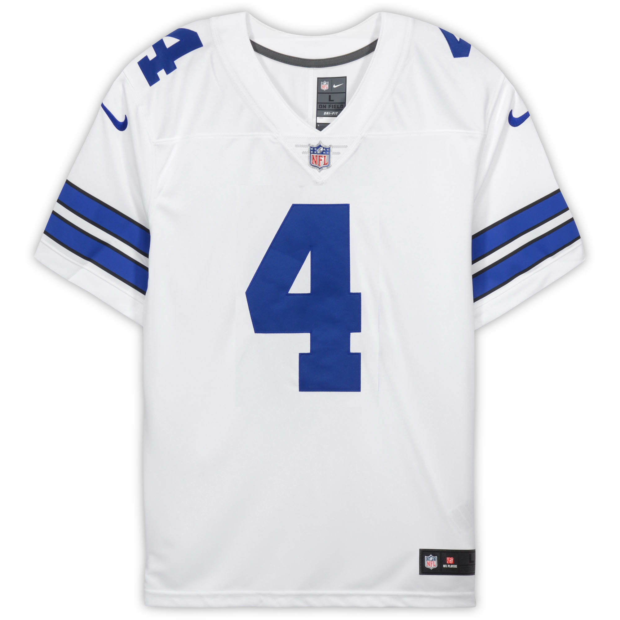 Dak Prescott Dallas Cowboys Autographed White Nike Limited Jersey - Image 9