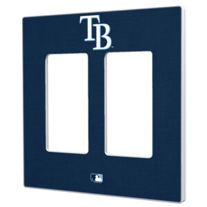 Tampa Bay Rays Solid Double Rocker Light Switch Plate