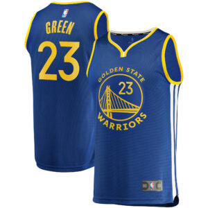 Men's Fanatics Draymond Green Royal Golden State Warriors Fast Break Replica Player Jersey - Icon Edition