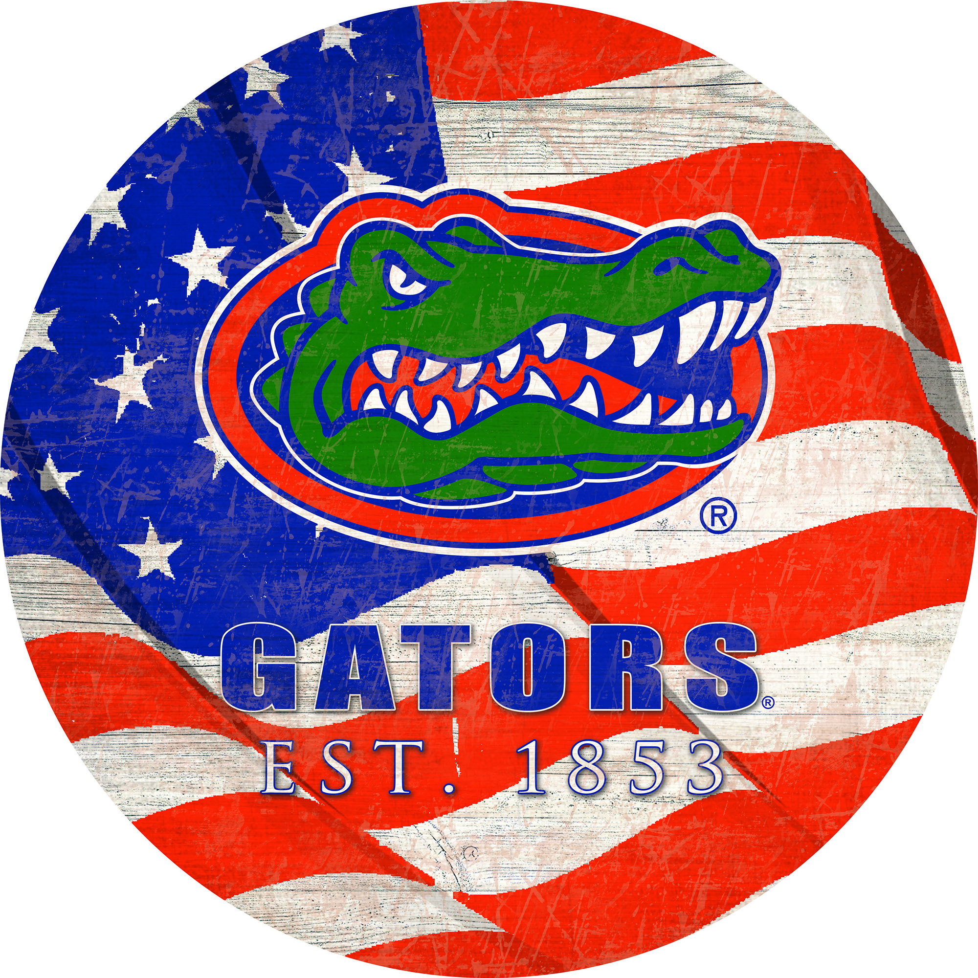 Florida Gators 12" Team Color Flag Sign