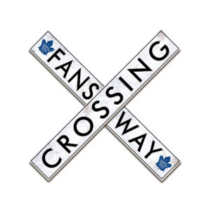 Toronto Maple Leafs 48" Fans Way Crossing Sign
