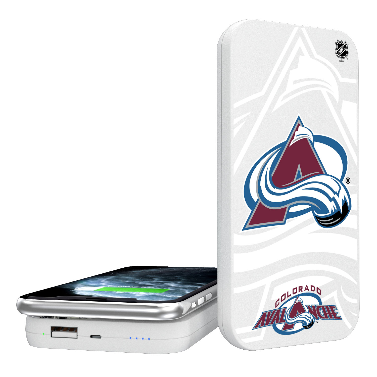 Colorado Avalanche Wireless Power Bank