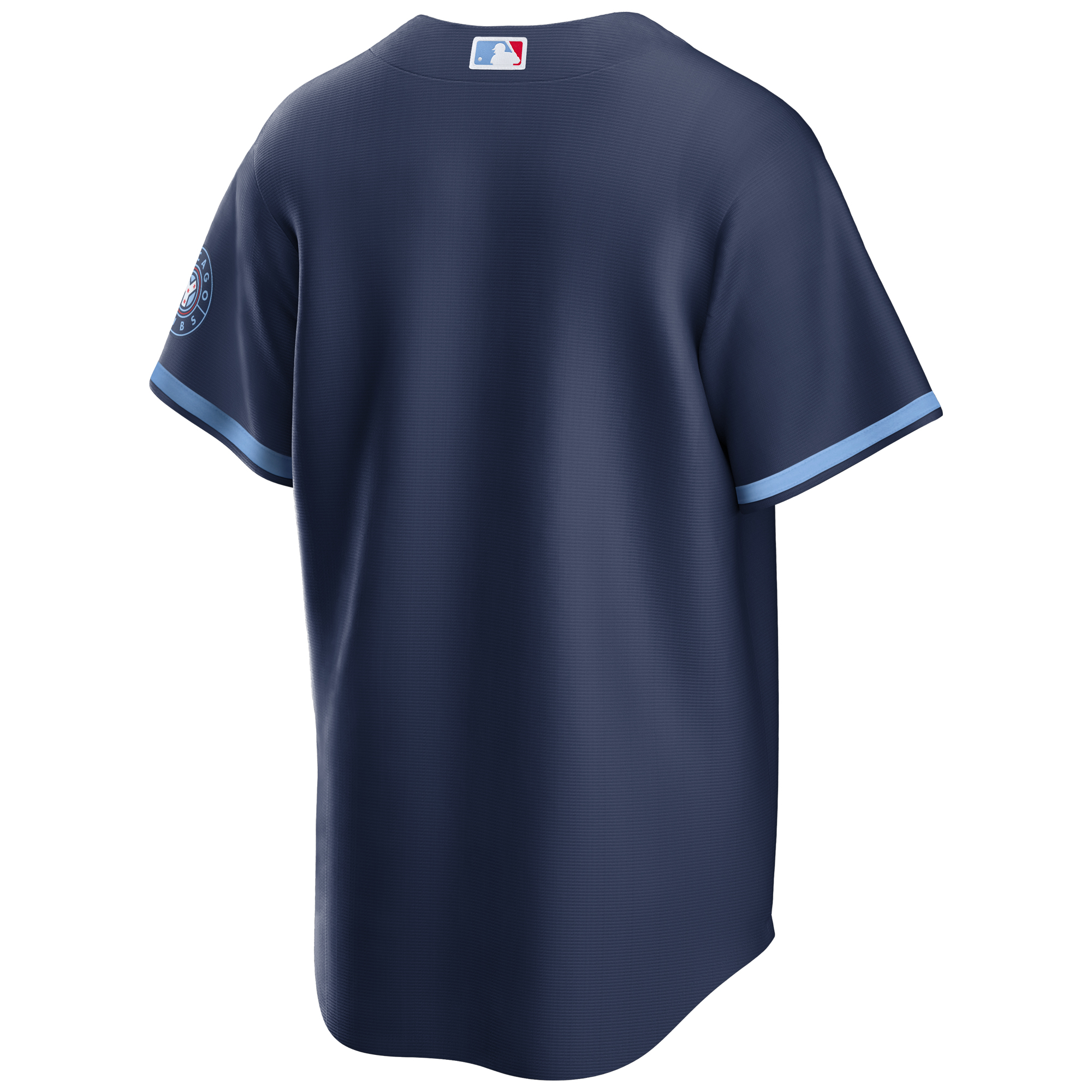 Men's Cutter & Buck Heather Navy Los Angeles Angels Forge Eco Heathered Stripe Stretch Recycled Polo - Image 4