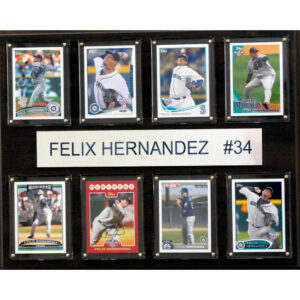 Felix Hernandez Seattle Mariners 12'' x 15'' Plaque