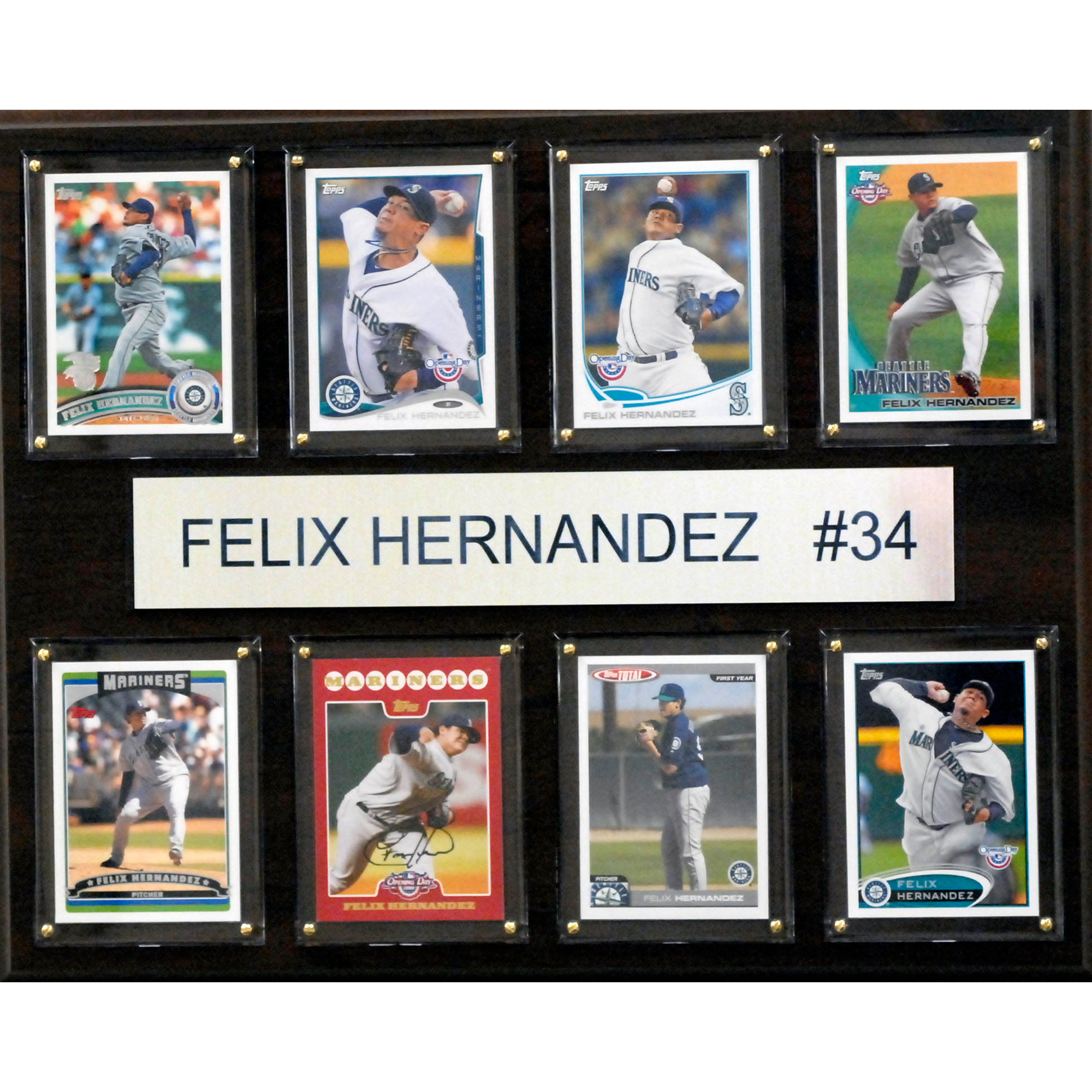 Felix Hernandez Seattle Mariners 12'' x 15'' Plaque