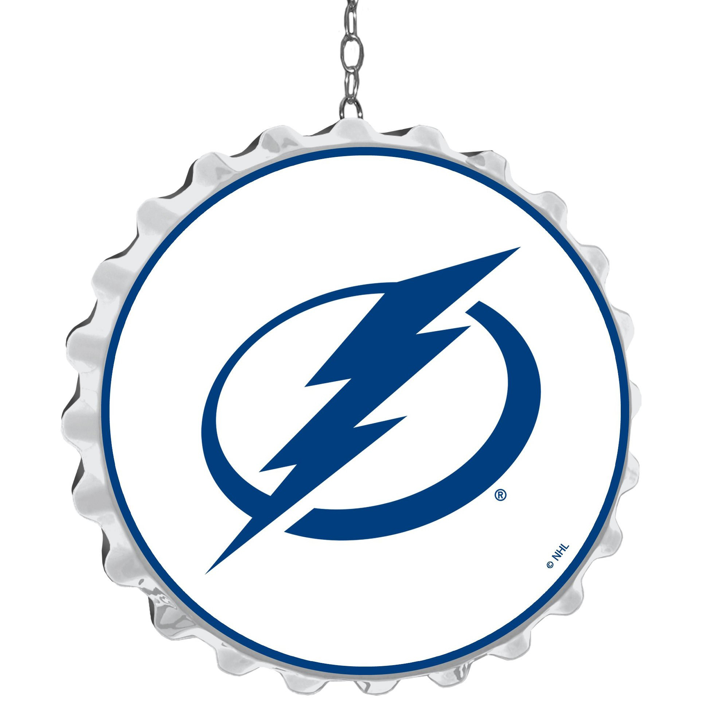 Tampa Bay Lightning 19" Bottle Cap Wall Art Dangler - Image 2