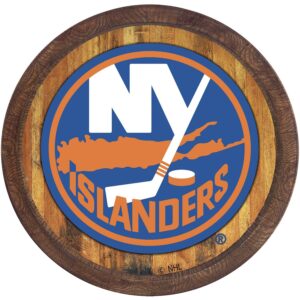 New York Islanders 21'' x 21'' Color Logo Faux Barrel Top Sign