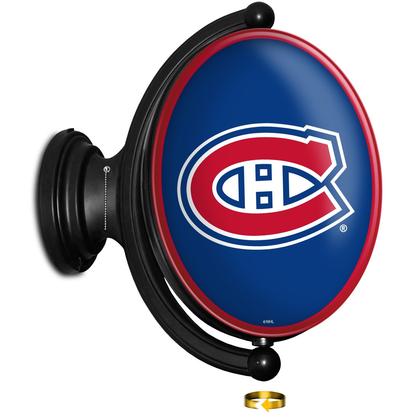 Montreal Canadiens 23'' x 21'' Illuminated Rotating Wall Sign