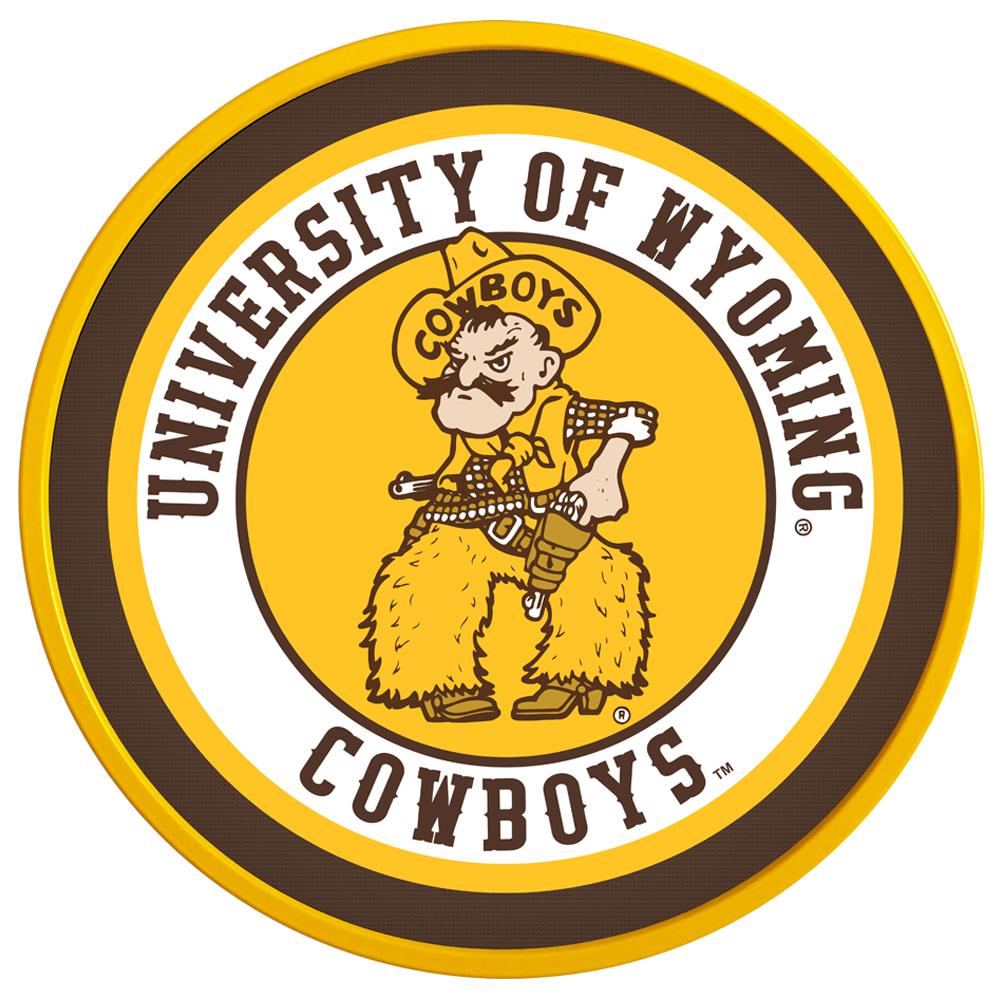 Wyoming Cowboys 17.5'' x 17.5'' Modern Disc Wall Sign