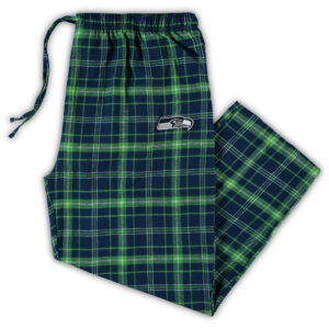Men's Concepts Sport Navy/Neon Green Seattle Seahawks Big & Tall Ultimate Sleep Pant