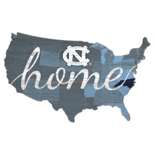 North Carolina Tar Heels 18'' x 18'' USA Shape Cutout Sign