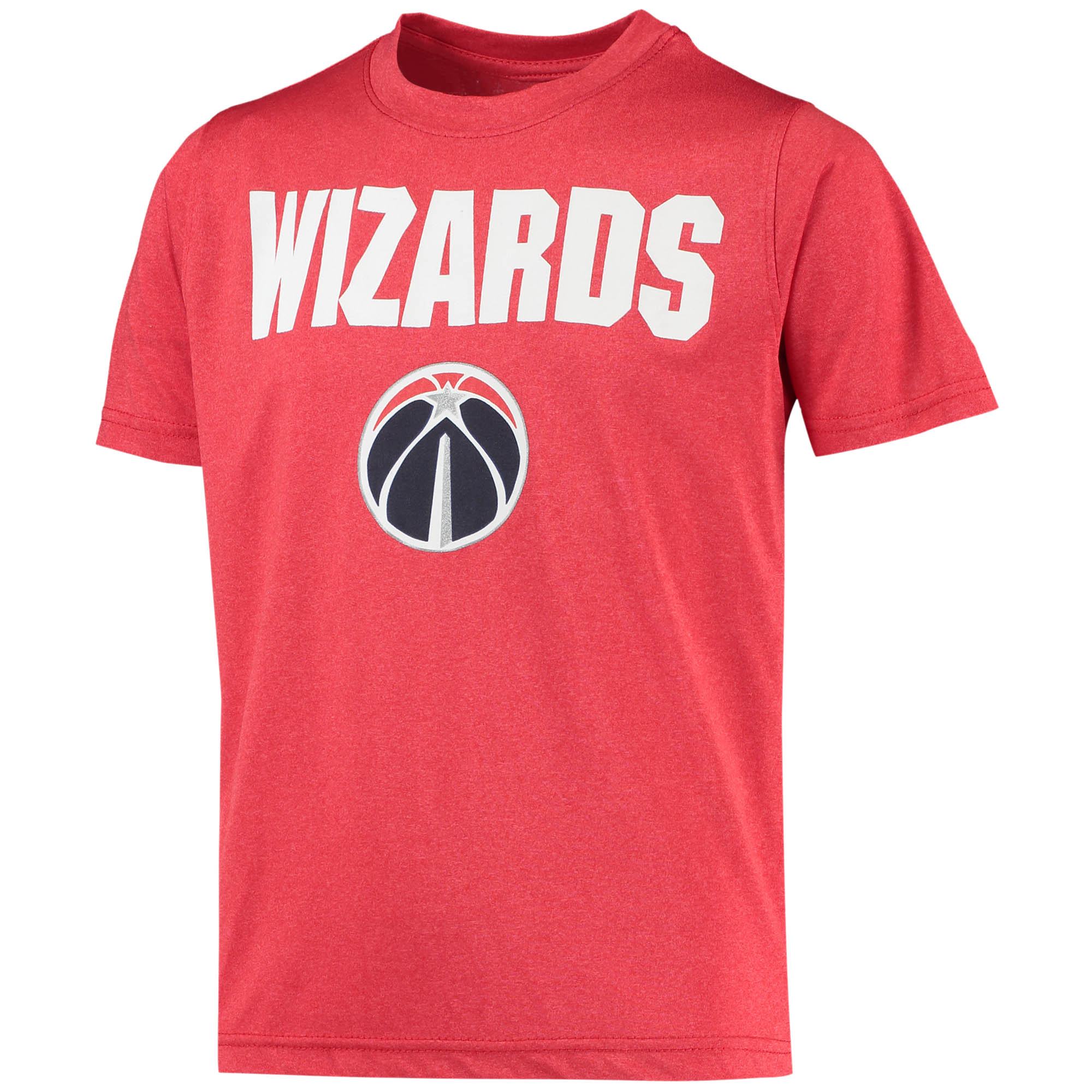 Youth Red Washington Wizards Team & Logo T-Shirt - Image 6