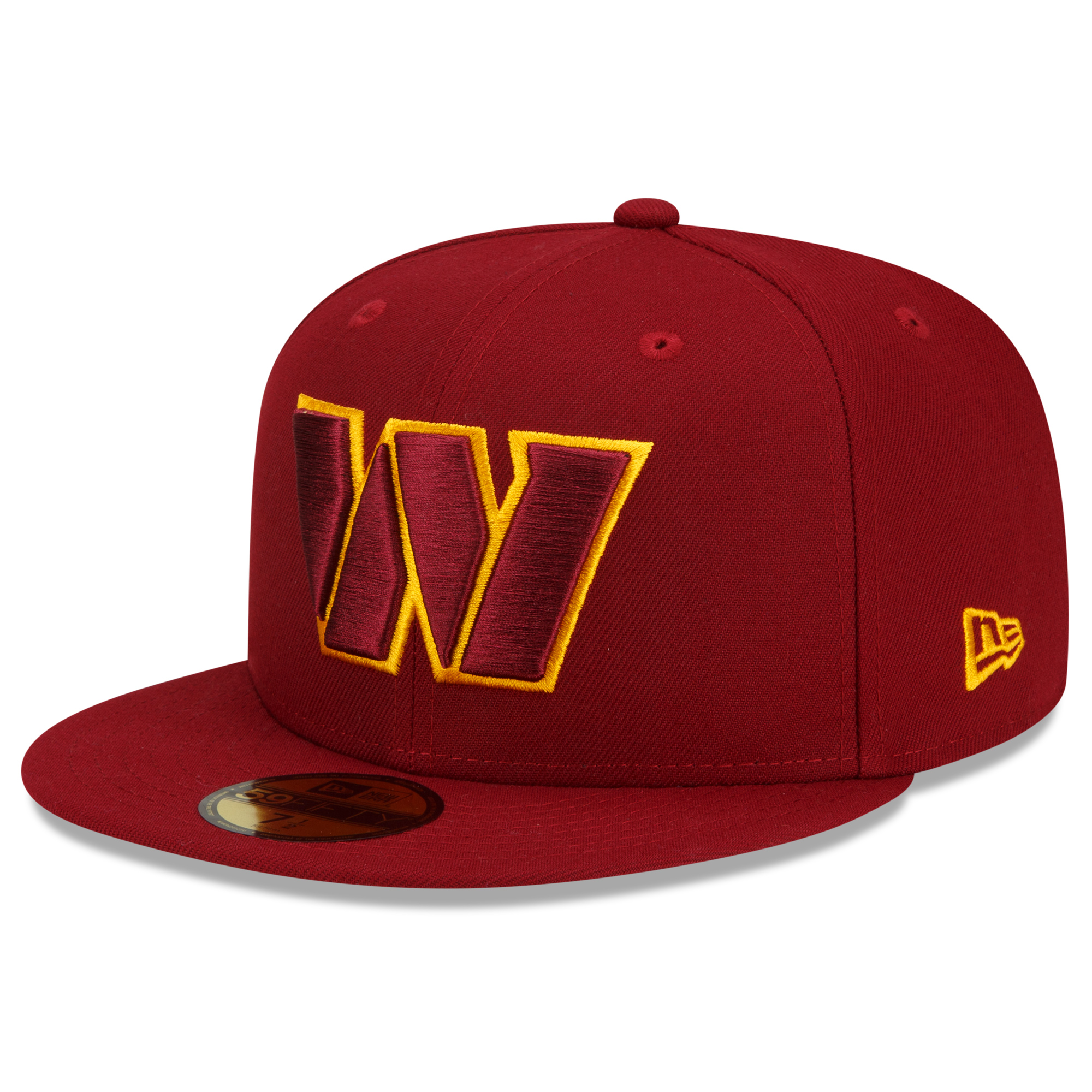 Men's New Era Burgundy Washington Commanders Team Basic 59FIFTY Fitted Hat - Image 2