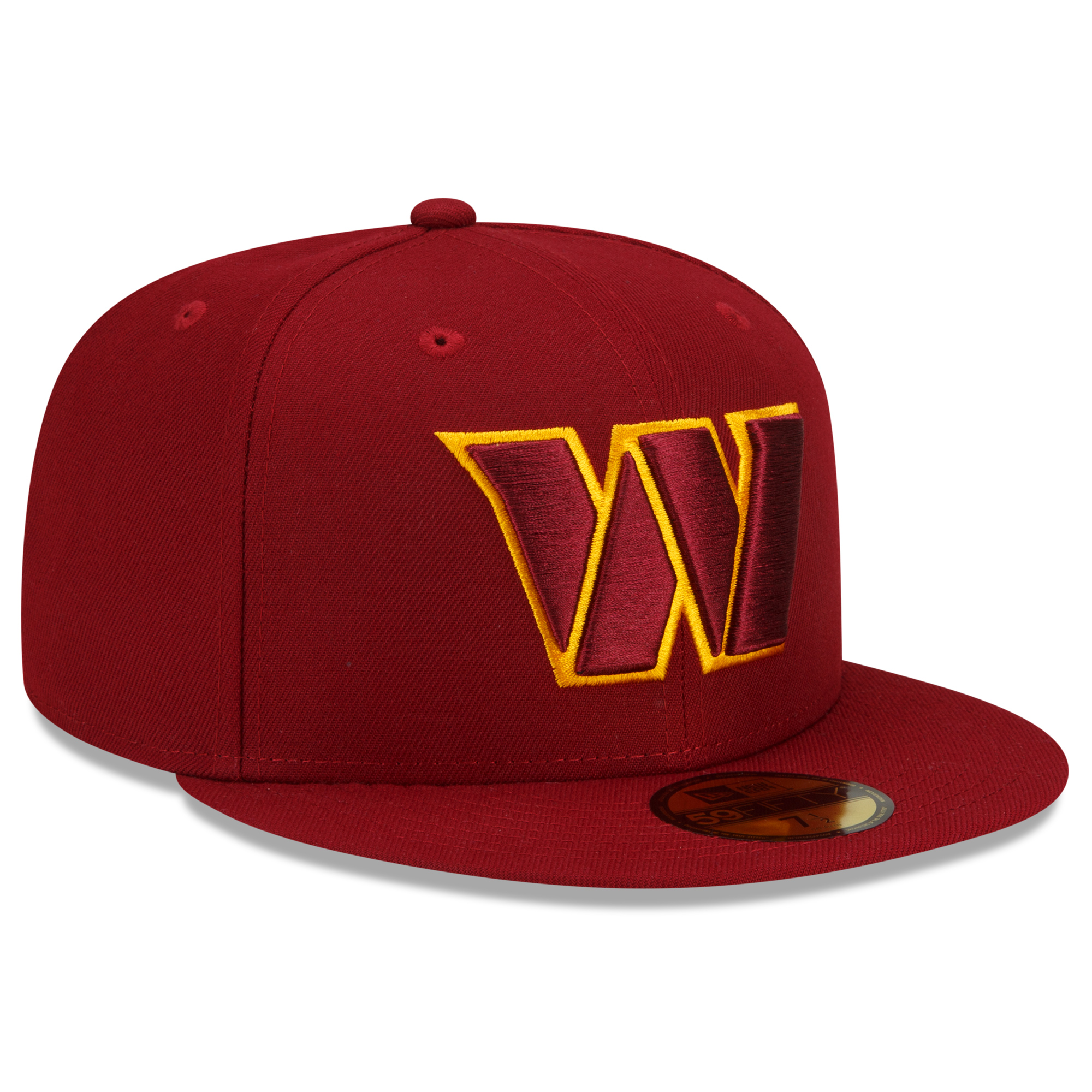 Men's New Era Burgundy Washington Commanders Team Basic 59FIFTY Fitted Hat - Image 9