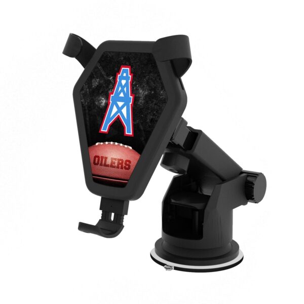 Houston Oilers 10-Watt Legendary Design Wireless Car Charger
