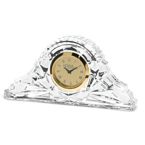 Gold Tulane Green Wave Team Crystal Clock
