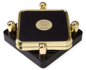 LLU Lions Gold 2-Piece Square Coaster Set