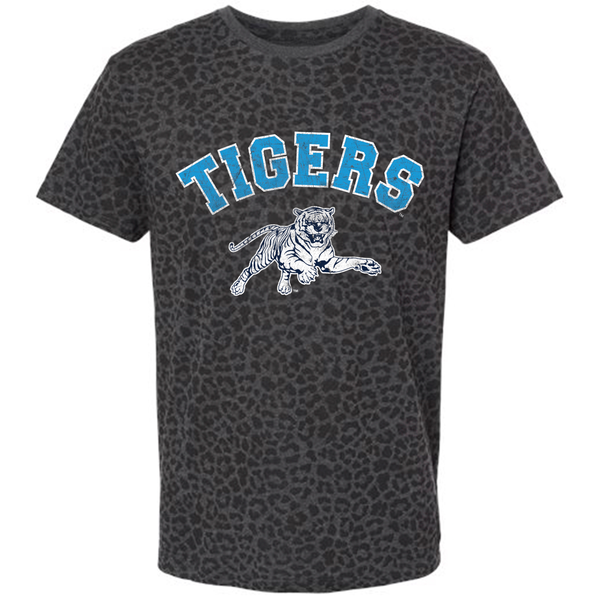 Women's Gameday Couture Leopard Jackson State Tigers All the Cheer Leopard T-Shirt