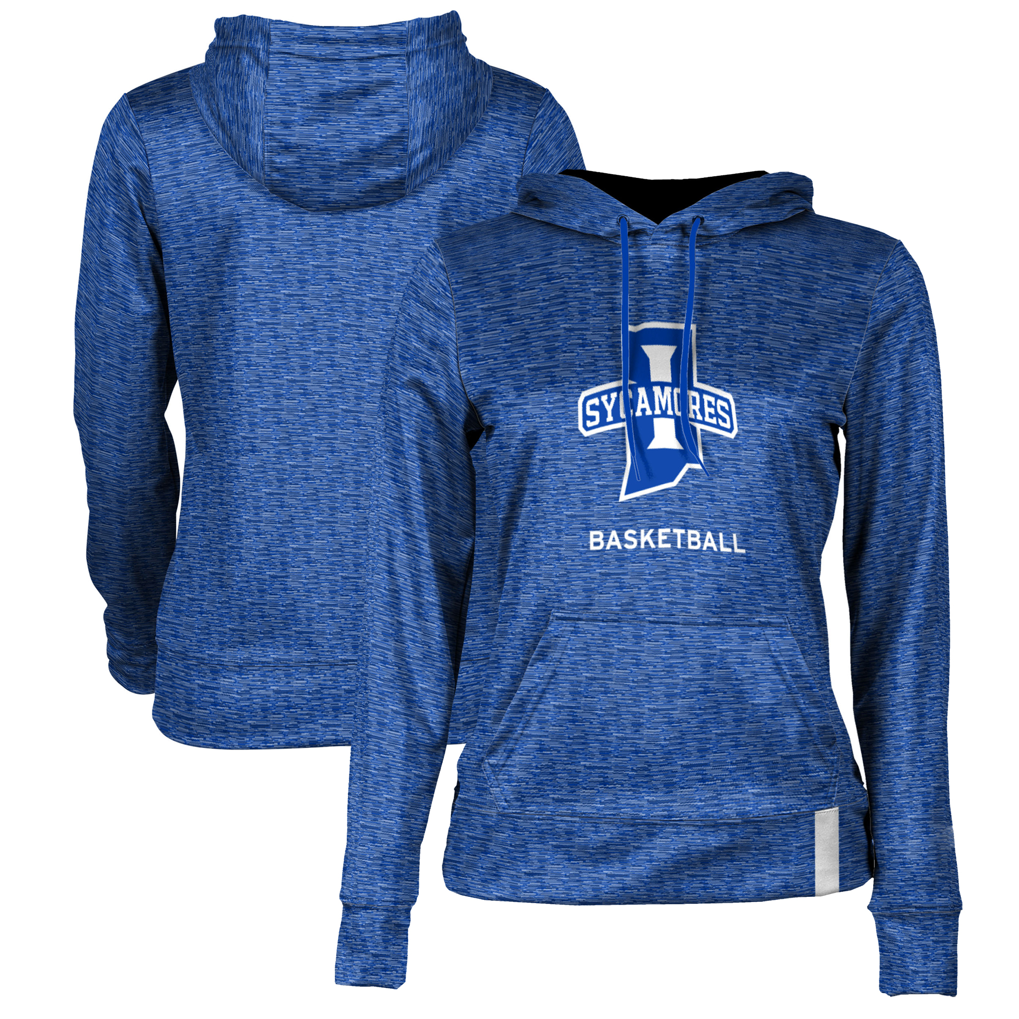 Women's ProSphere Royal Indiana State Sycamores Basketball Pullover Hoodie