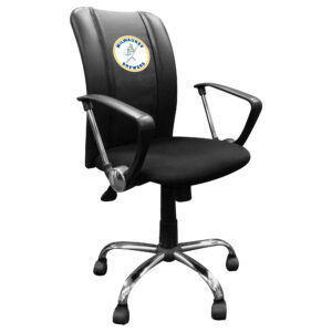 Black Milwaukee Brewers Team Logo Curve Task Chair