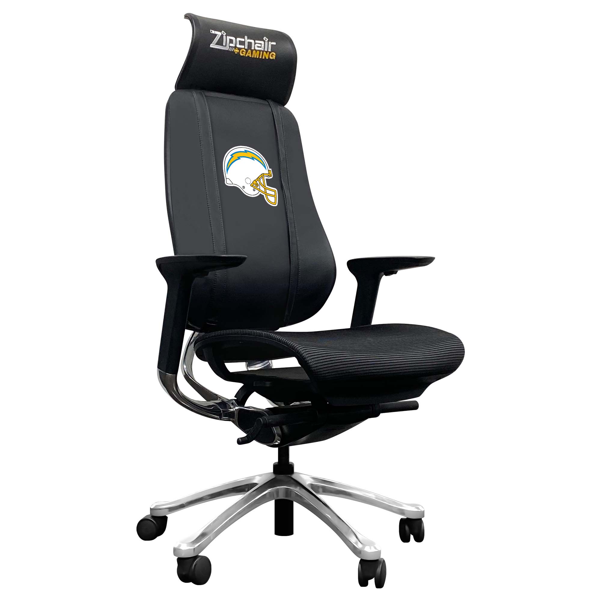 Black Los Angeles Chargers Team PhantomX Gaming Chair