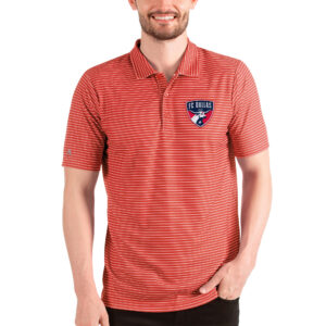 Men's Antigua Black/Gray Los Angeles Chargers Era Polo