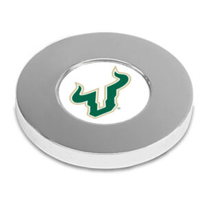 Silver South Florida Bulls Team Office Paperweight