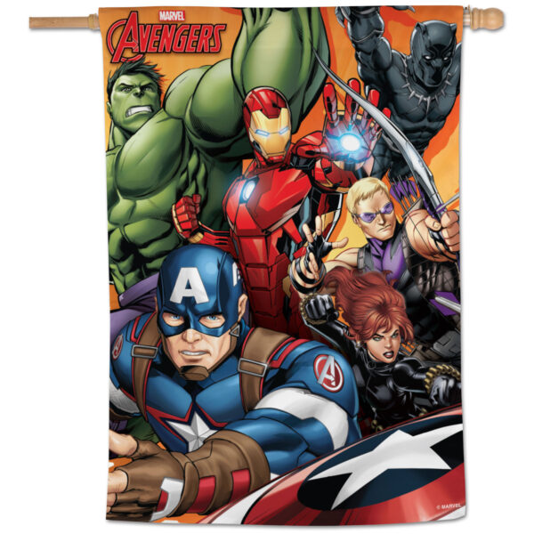 WinCraft The Avengers Assembled 28'' x 40'' Single-Sided Vertical Banner
