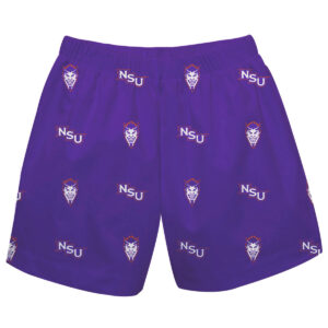 Toddler Purple Northwestern State Demons Pull On Shorts