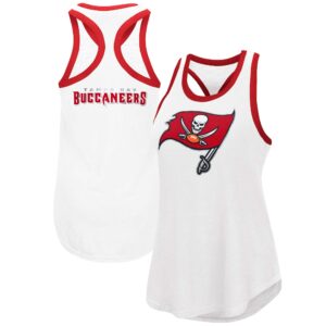 Women's G-III 4Her by Carl Banks White Tampa Bay Buccaneers Tater Tank Top