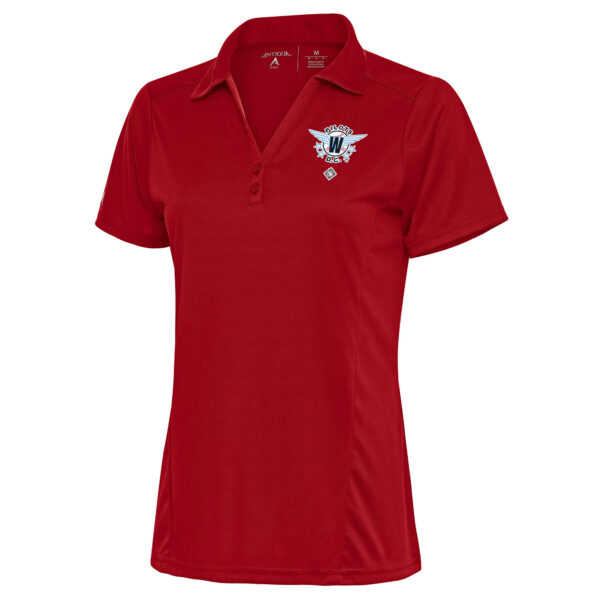 Women's Antigua Red Washington Pilots Tribute Polo