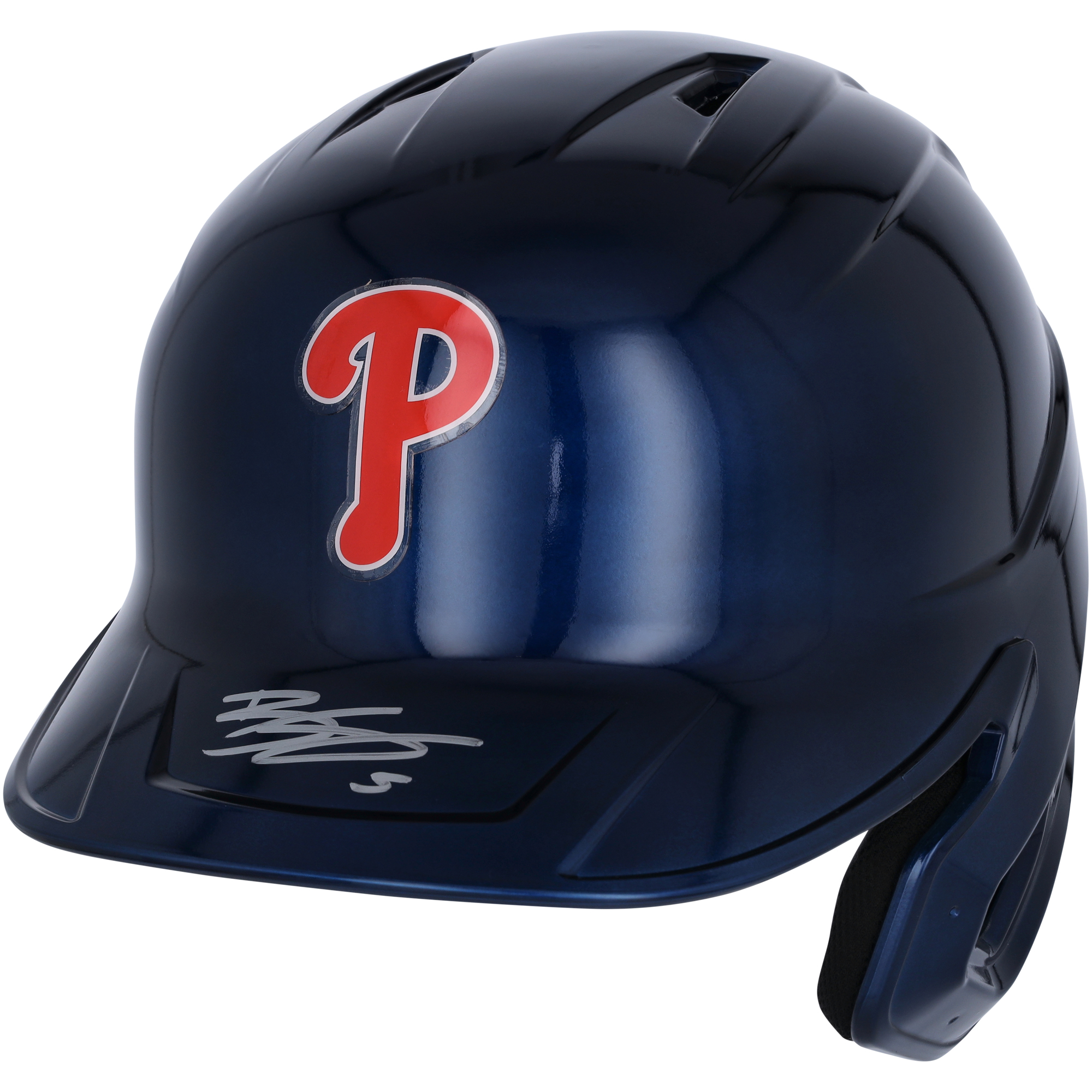 Bryson Stott Philadelphia Phillies Autographed Alternate Chrome Rawlings Mach Pro Replica Batting Helmet - Fanatics Exclusive - Image 2