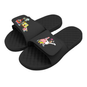 Men's ISlide  Black SpongeBob SquarePants Friends Slide Sandals