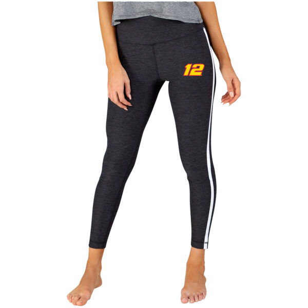 Women's Concepts Sport  Charcoal/White Ryan Blaney Centerline Knit Leggings