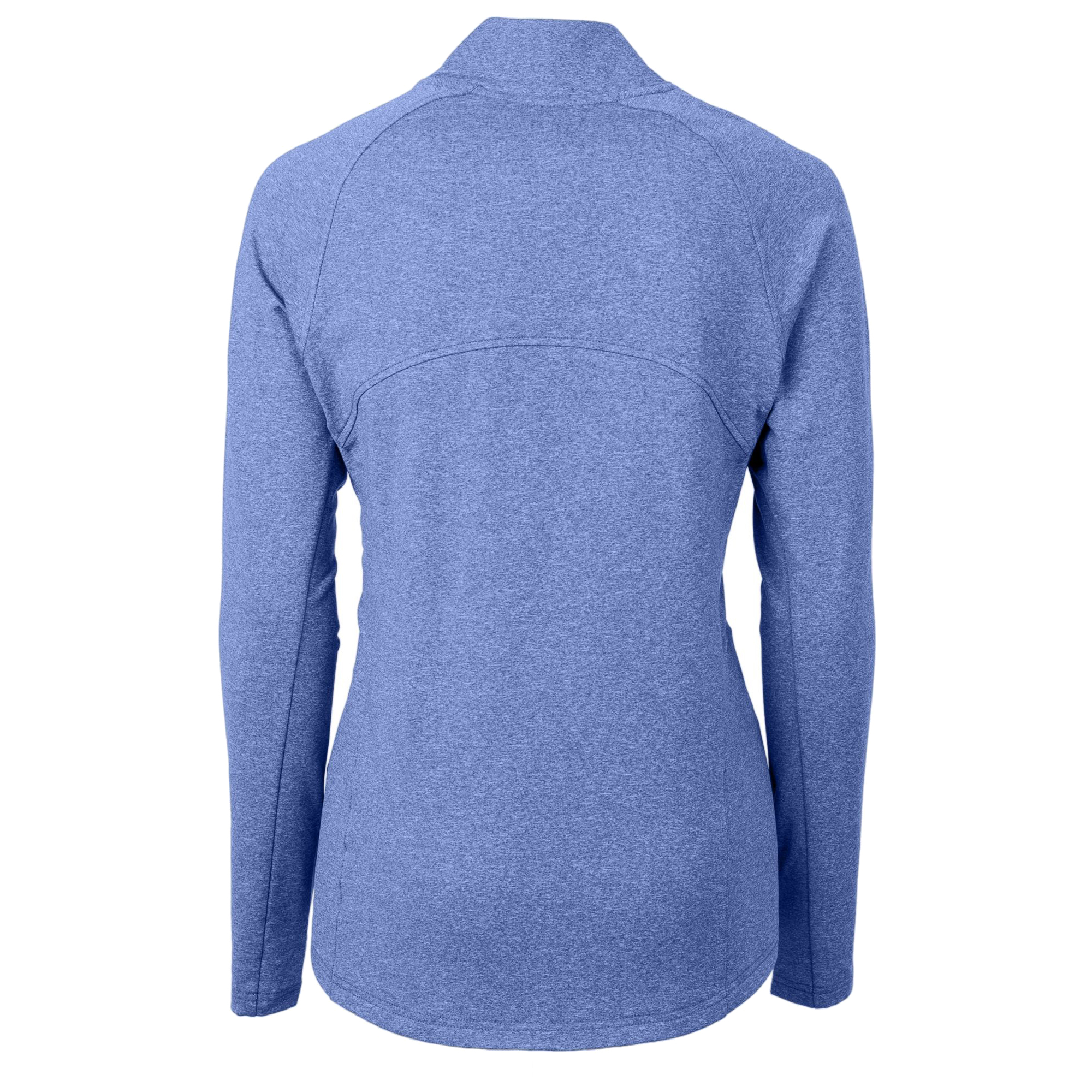Women's Cutter & Buck Heather Royal Embry Riddle Eagles Adapt Eco Knit Heather Recycled Full-Zip Jacket - Image 4