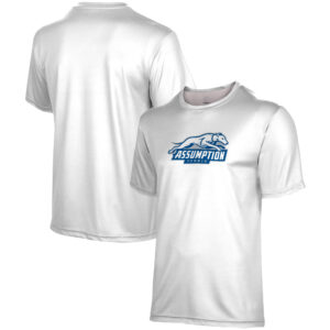 Men's ProSphere  White Assumption Greyhounds Tennis Logo T-Shirt