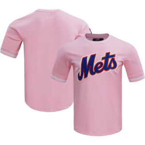 Men's Pro Standard  Pink New York Mets Classic Chenille Double Knit T-Shirt