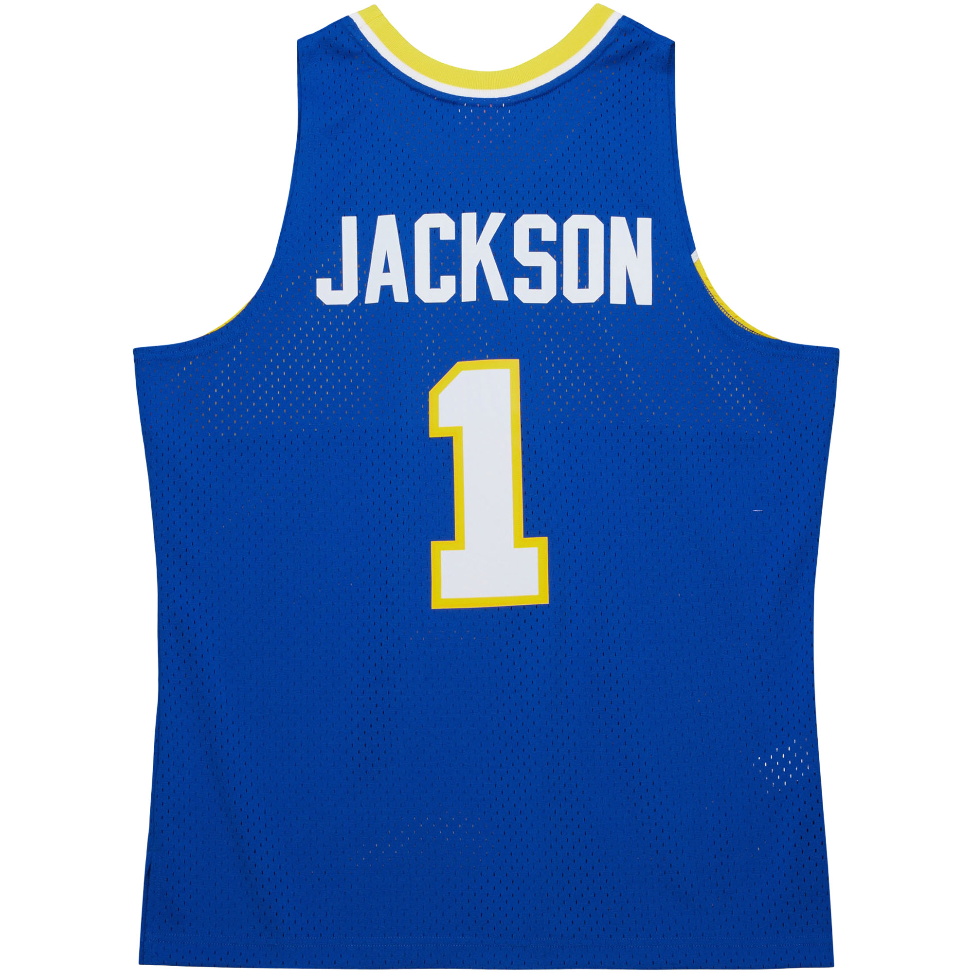 Men's Mitchell & Ness Stephen Jackson Royal Indiana Pacers 2004/05 Hardwood Classics Swingman Jersey - Image 9